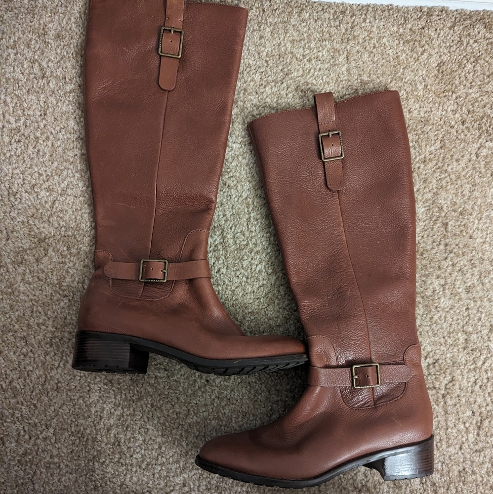 Cole Haan Brown Tall Boots Size 8.5